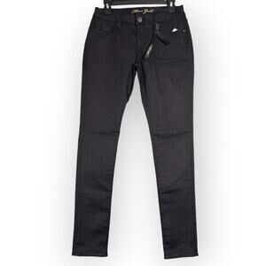 NEW MAVI GOLD ALEXA Mid Rise Skinny Jeans SIZE 27 x 33 Houndstooth Black Denim